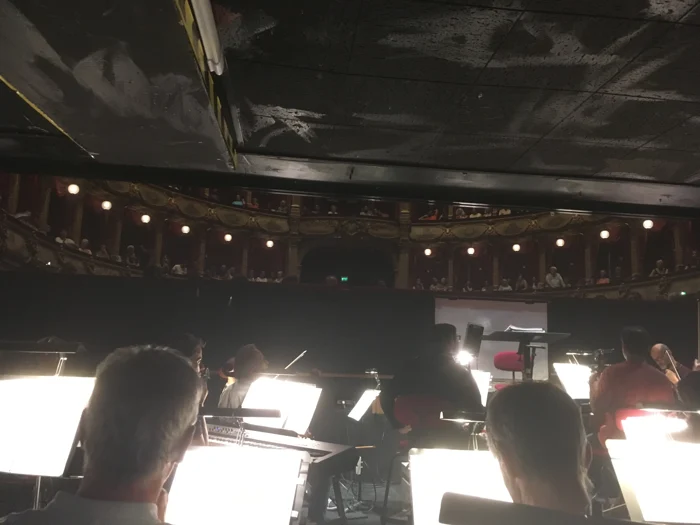 Dans la fosse avec l'Orchestre de Nice
